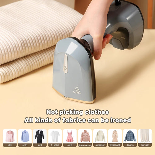 1500W Handheld Steam Hanging Iron Touch Screen Control 15 Seconds Fast Preheat 150ml Portable Home Small Fabric Clothes Steamer