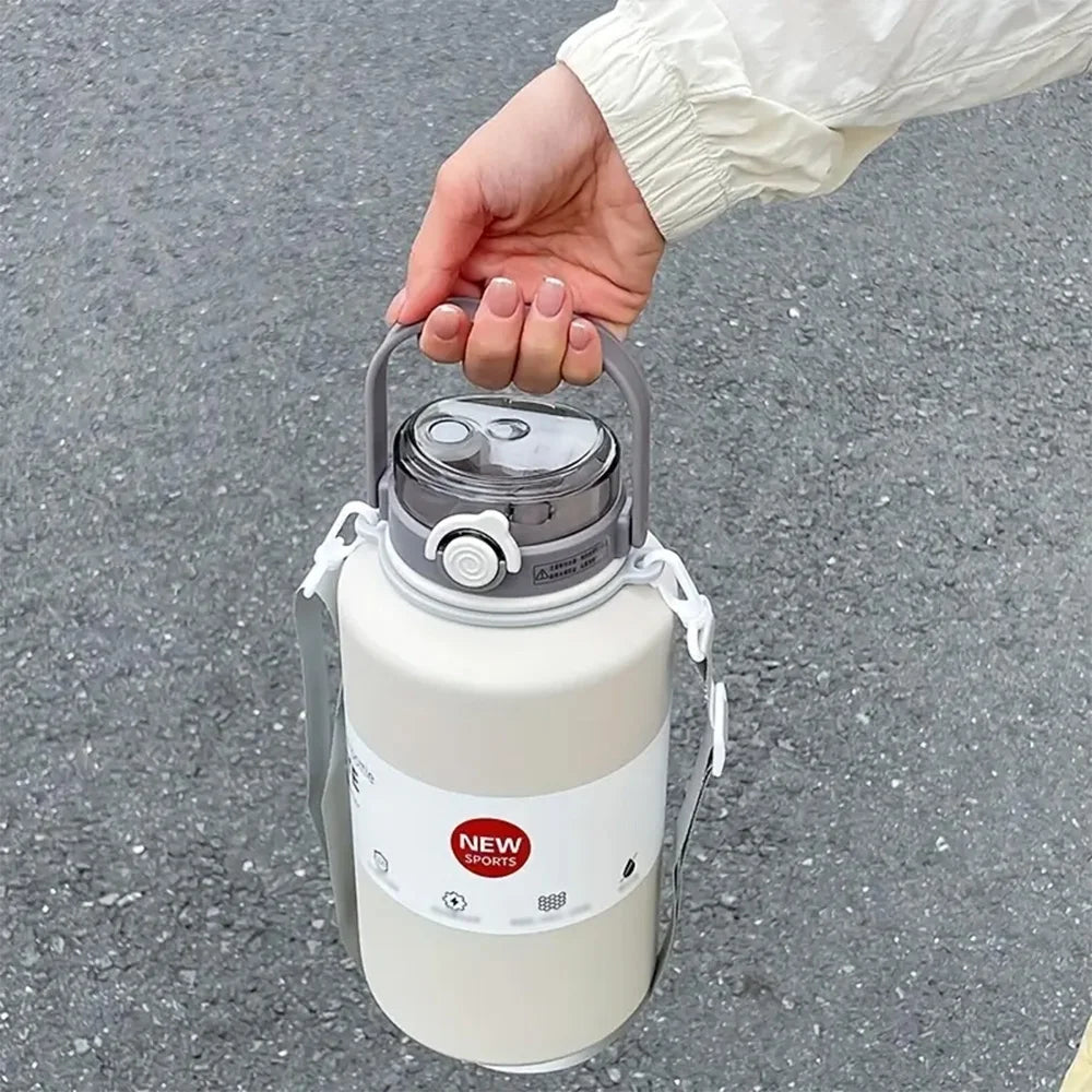 Termo Portátil de Acero Inoxidable 2000ML – Gran Capacidad y Aislamiento Térmico