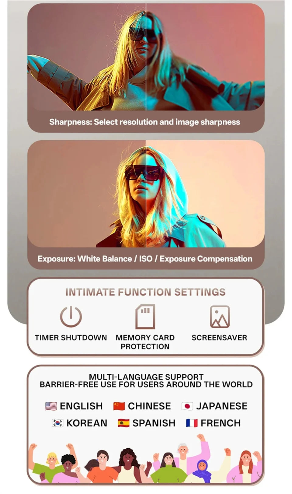 2026 New Thumb Pocket CCD Digital Camera HD Retro Mini Camera Portable Keychain Camera Outdoor Travel Photo Recorder Gift