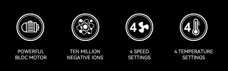 Secador de Pelo Profesional VGR™ V-469 – Motor Sin Escobillas, Potencia y Precisión