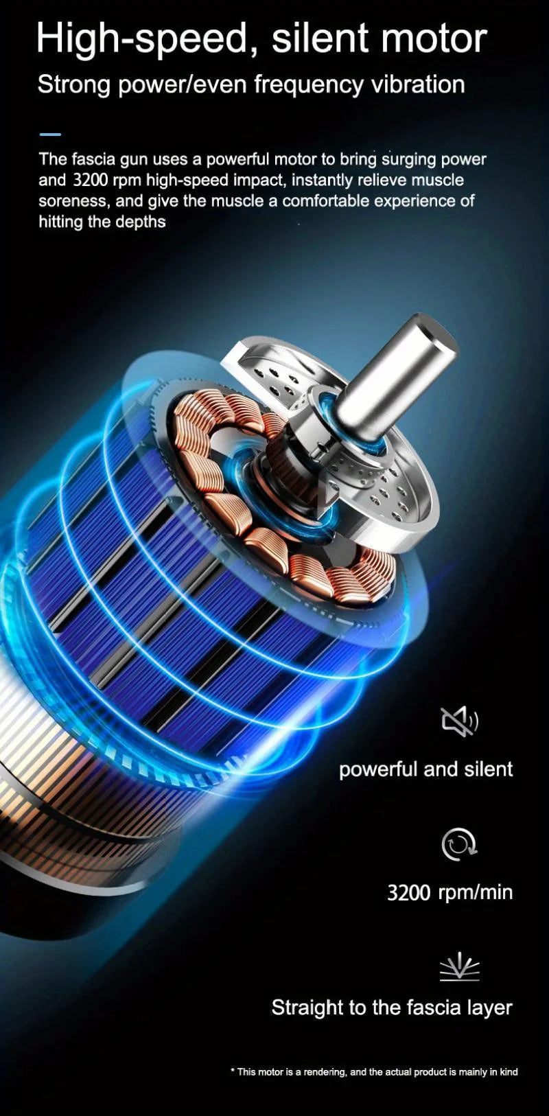 Pistola de Masaje Profesional PAQIN™ 99 Velocidades – Relajación Muscular y Terapia Profunda