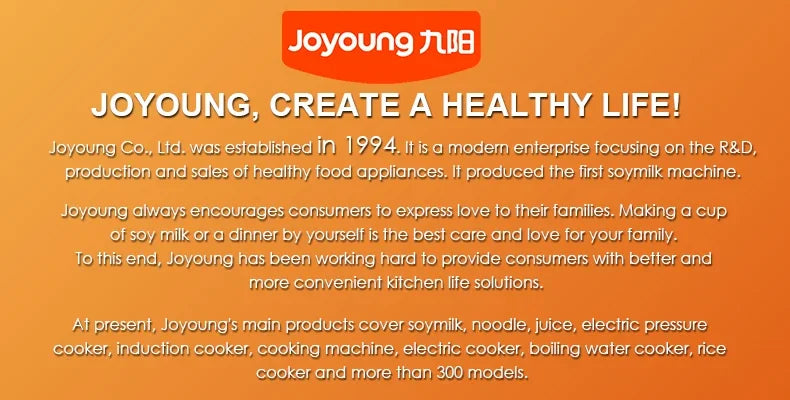 Máquina de Leche de Soya Joyoung™ DJ10X-D285 – Alta Velocidad 30,000RPM