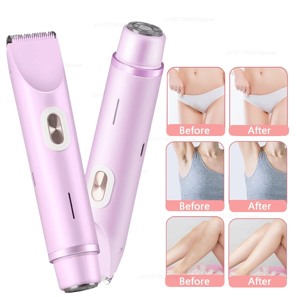 Depiladora Eléctrica 2 en 1 para Mujeres XMSJ™ – Piel Suave al Instante