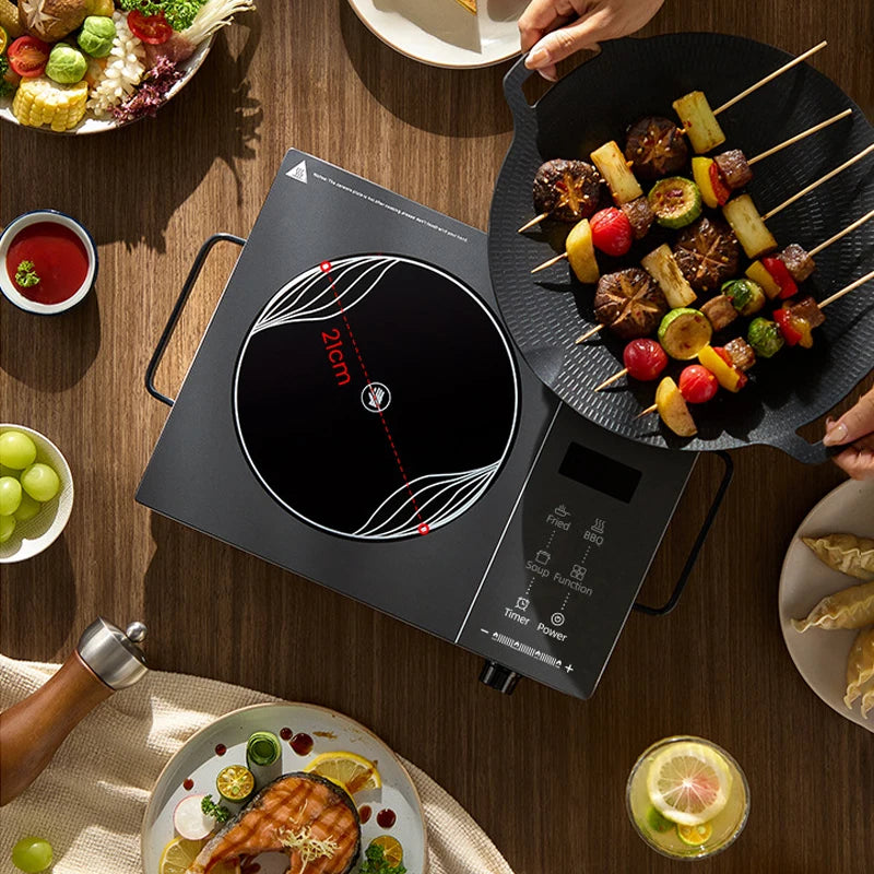 Cocina Eléctrica de Cerámica KBXSTART™ 2200W – Placa Caliente Multifuncional