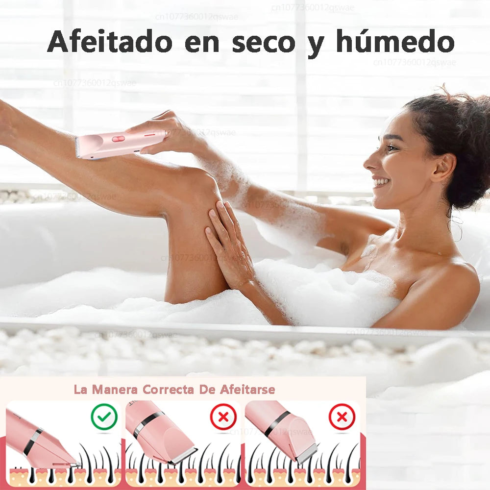 Depiladora Eléctrica 2 en 1 para Mujeres XMSJ™ – Piel Suave al Instante