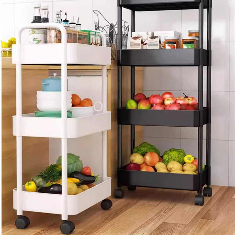 Carrito Organizador Multiusos con Ruedas – Almacenamiento Inteligente para el Hogar