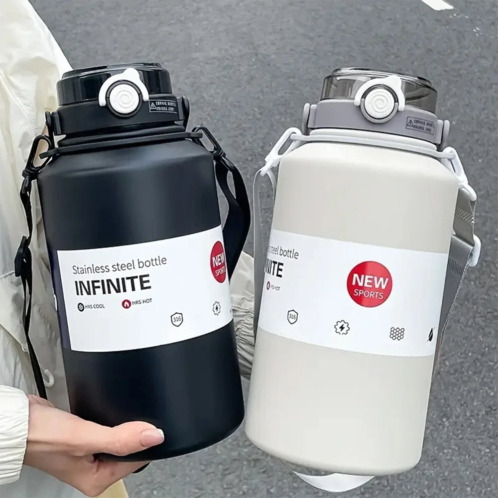 Termo Portátil de Acero Inoxidable 2000ML – Gran Capacidad y Aislamiento Térmico