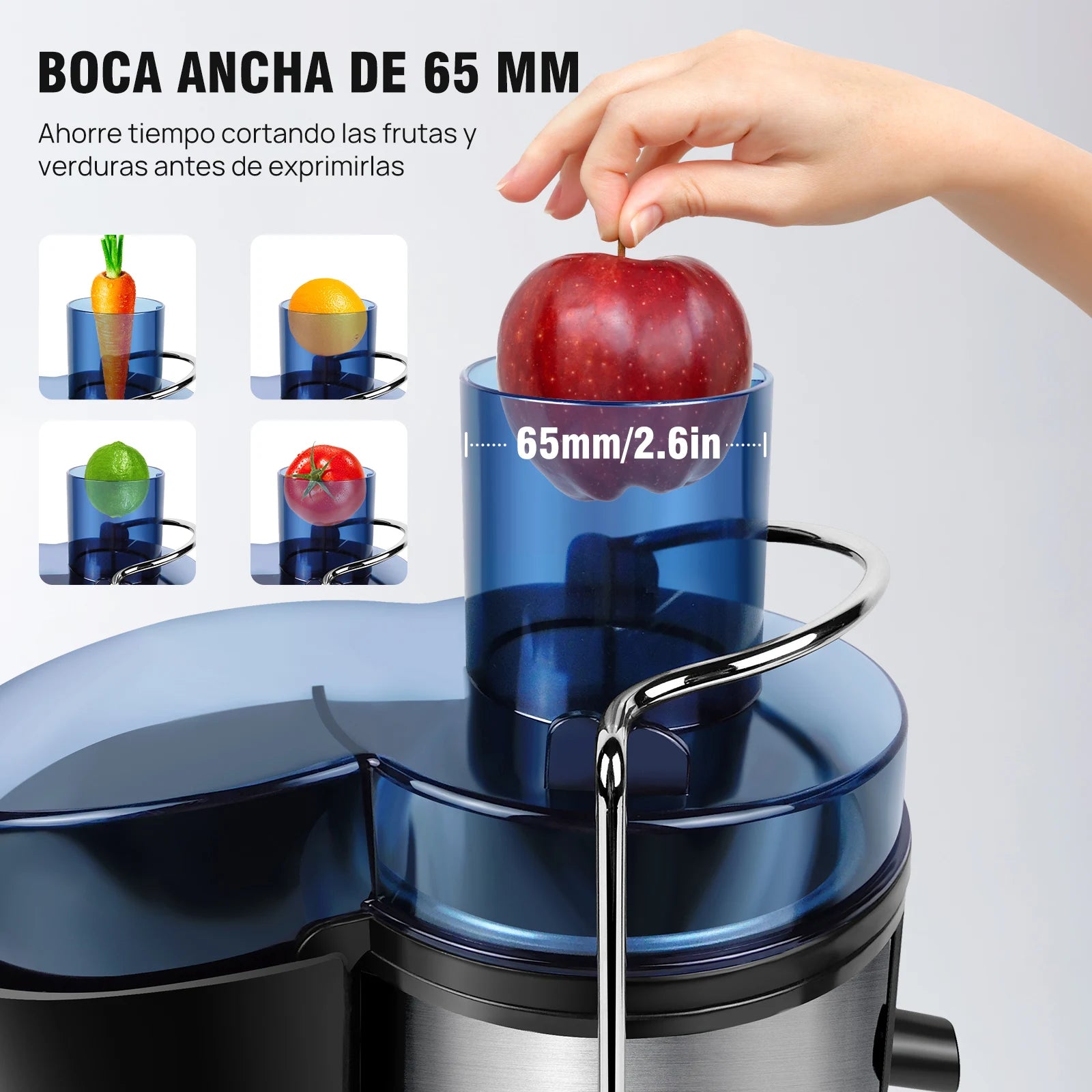 Extractor de Jugo Profesional BRIEFNESS™ 1000W – Rápido y Eficiente