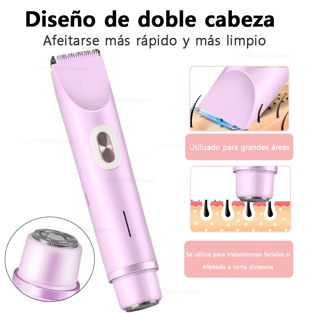 Depiladora Eléctrica 2 en 1 para Mujeres XMSJ™ – Piel Suave al Instante