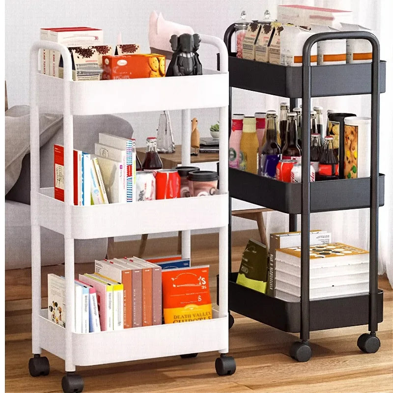 Carrito Organizador Multiusos con Ruedas – Almacenamiento Inteligente para el Hogar