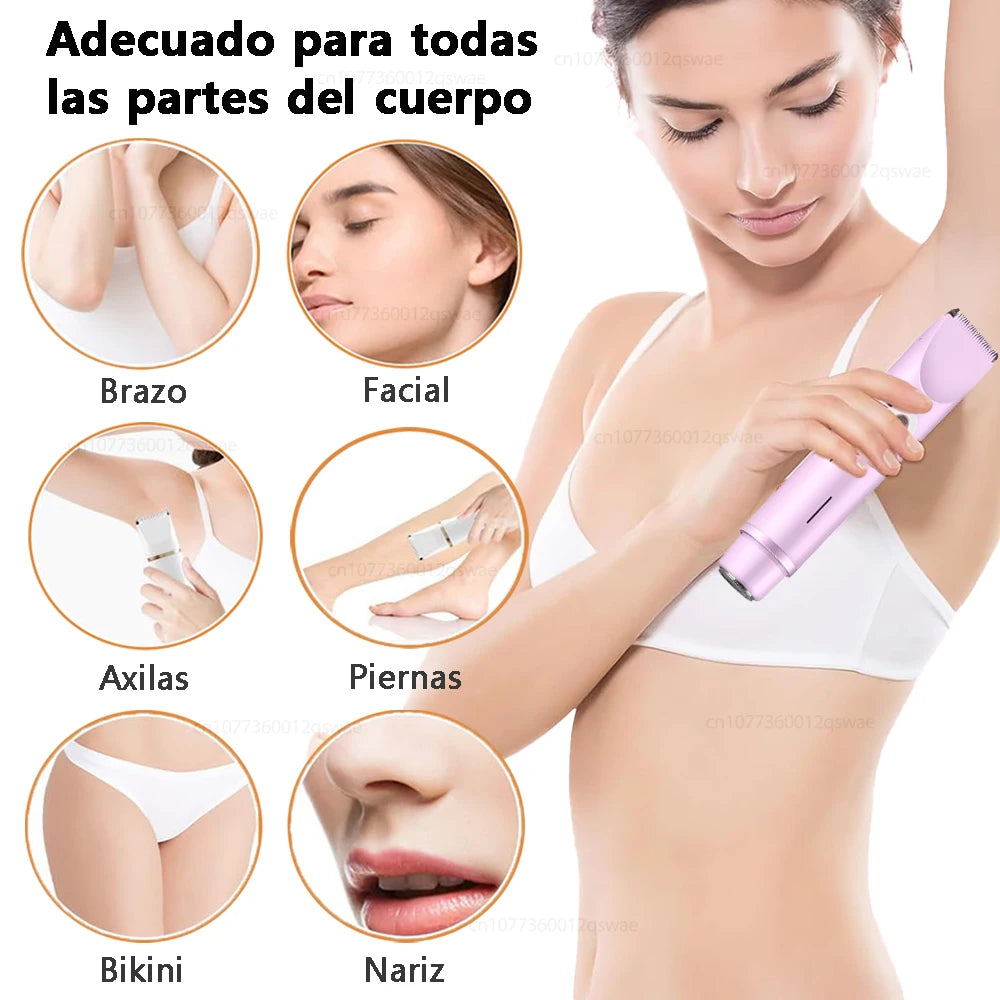 Depiladora Eléctrica 2 en 1 para Mujeres XMSJ™ – Piel Suave al Instante