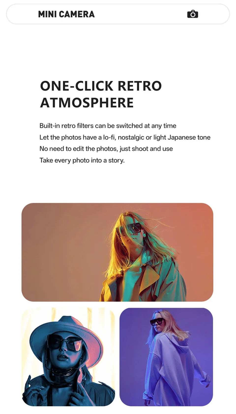 2026 New Thumb Pocket CCD Digital Camera HD Retro Mini Camera Portable Keychain Camera Outdoor Travel Photo Recorder Gift