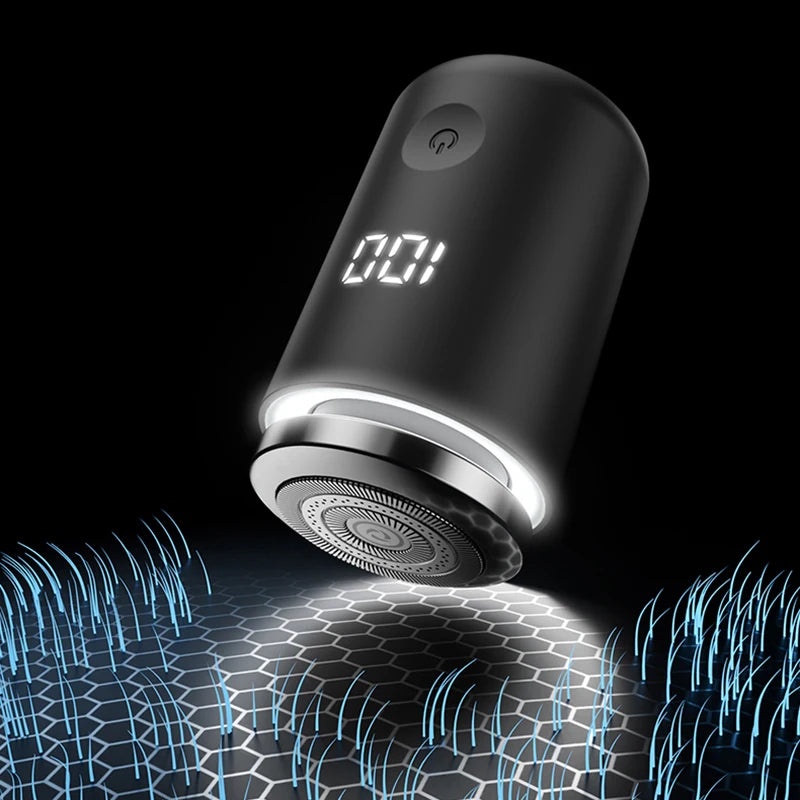 Mini Afeitadora Eléctrica MAIZIUP™ – Portátil, Recargable y con Pantalla LED