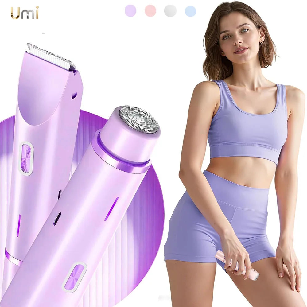 Depiladora Eléctrica 2 en 1 para Mujeres XMSJ™ – Piel Suave al Instante
