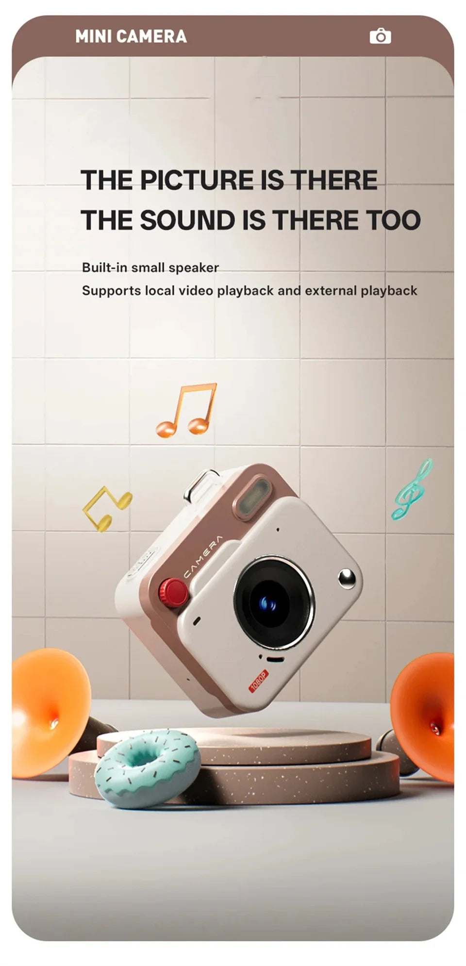 2026 New Thumb Pocket CCD Digital Camera HD Retro Mini Camera Portable Keychain Camera Outdoor Travel Photo Recorder Gift