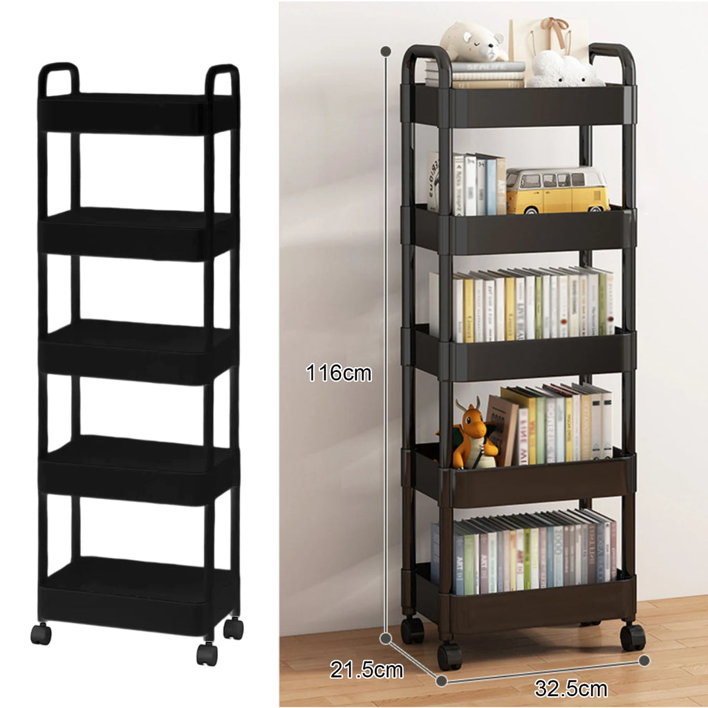 Carrito Organizador Multiusos con Ruedas – Almacenamiento Inteligente para el Hogar