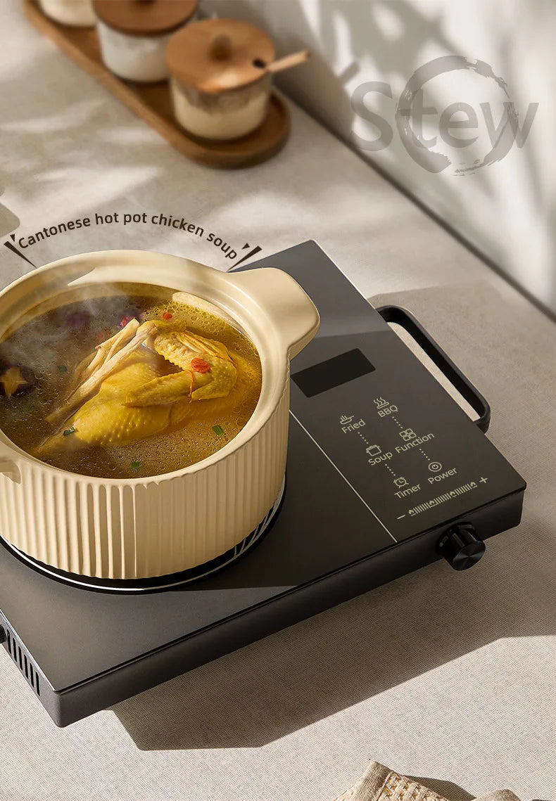 Cocina Eléctrica de Cerámica KBXSTART™ 2200W – Placa Caliente Multifuncional