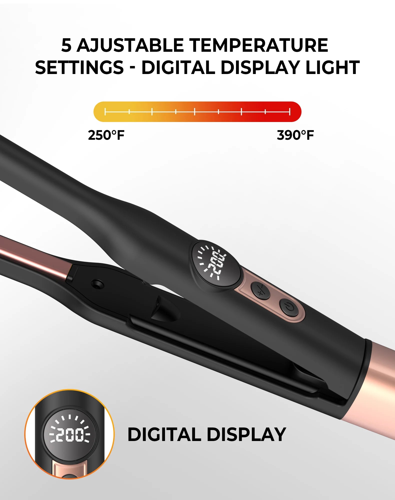 Mini Plancha 2 en 1 UKLISS™ – Liso y Rizado en Cualquier Lugar