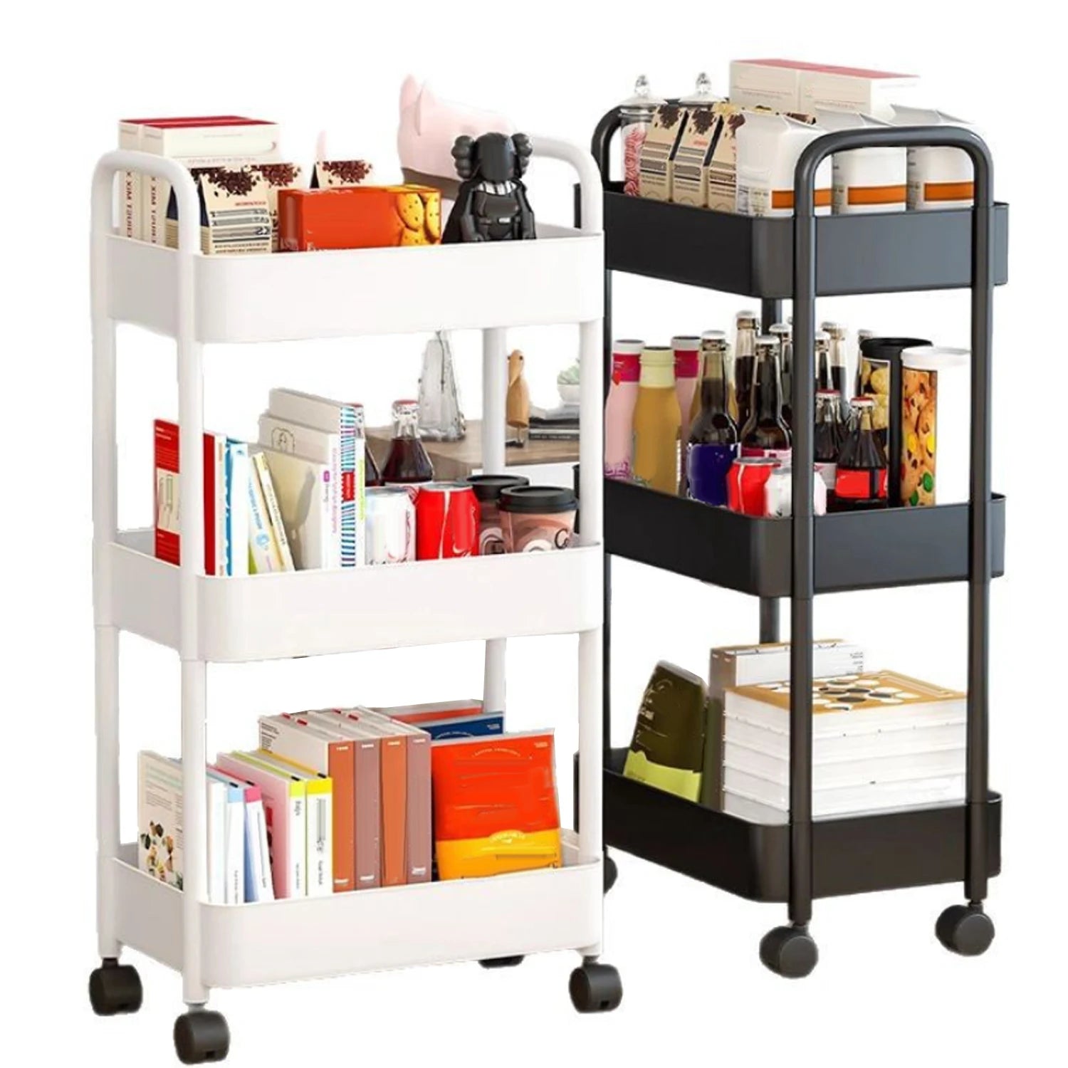 Carrito Organizador Multiusos con Ruedas – Almacenamiento Inteligente para el Hogar