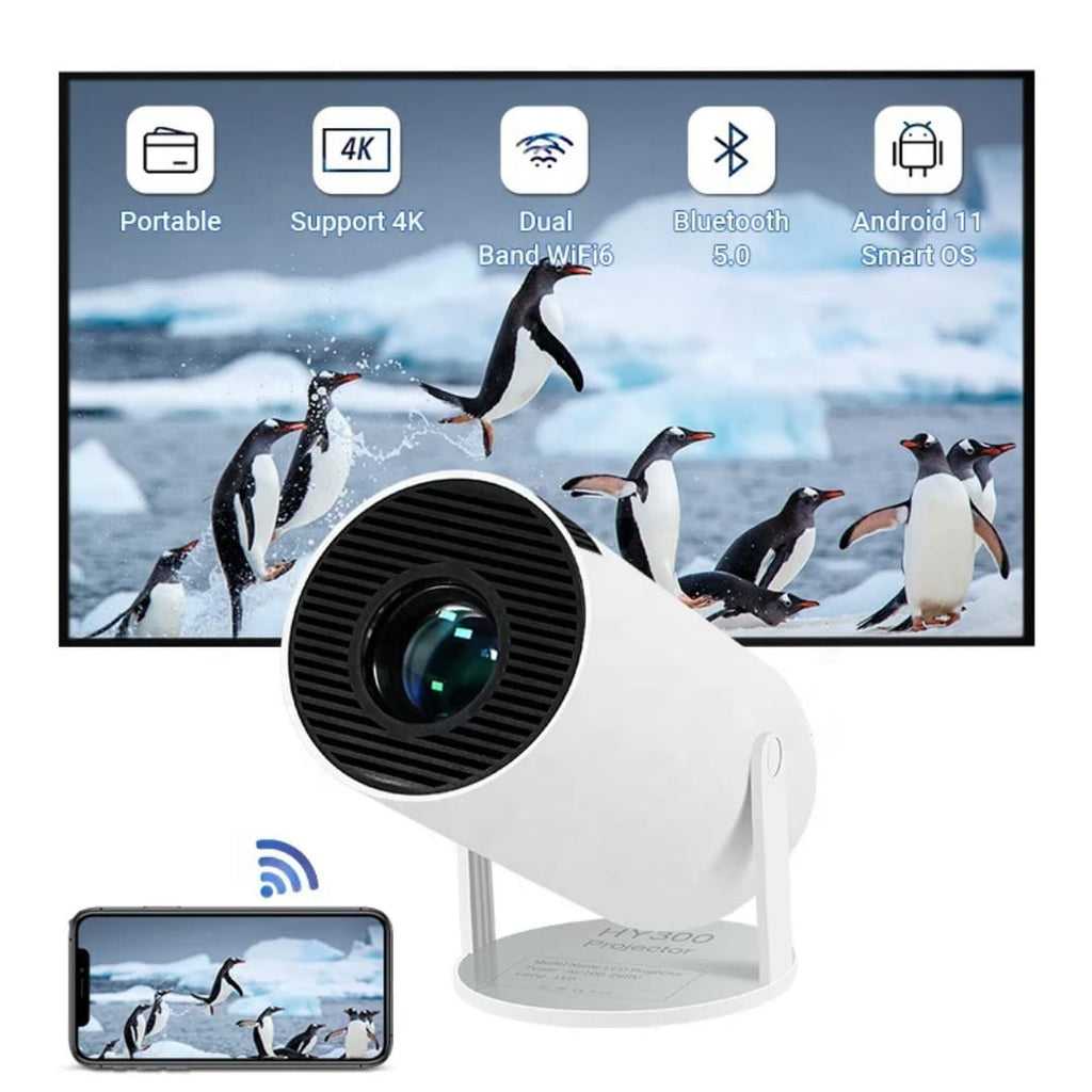 Proyector Portátil SmartCine™ 4K – WiFi + Bluetooth