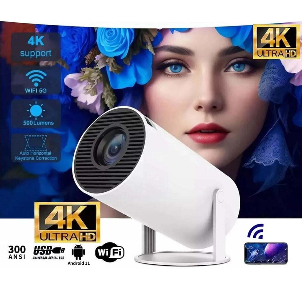 Proyector Portátil SmartCine™ 4K – WiFi + Bluetooth